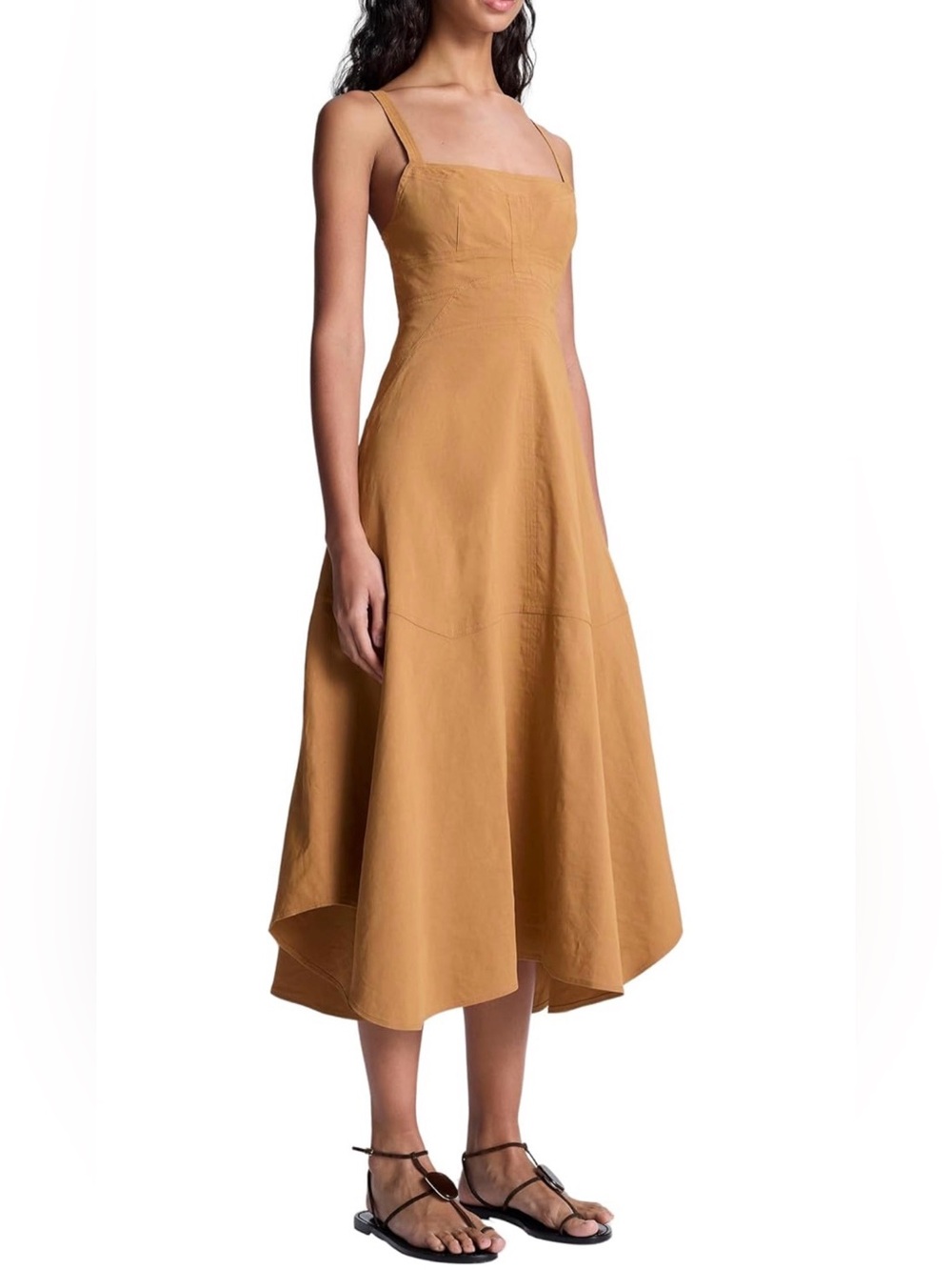 A.L.C Harlow Midi Dress in Bronze size 4